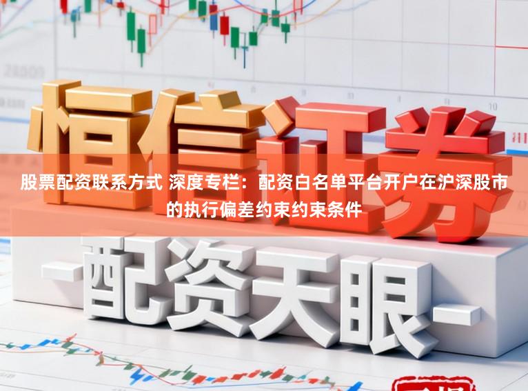 股票配资联系方式 深度专栏:配资白名单平台开户在沪深股市的执行偏差约束约束条件