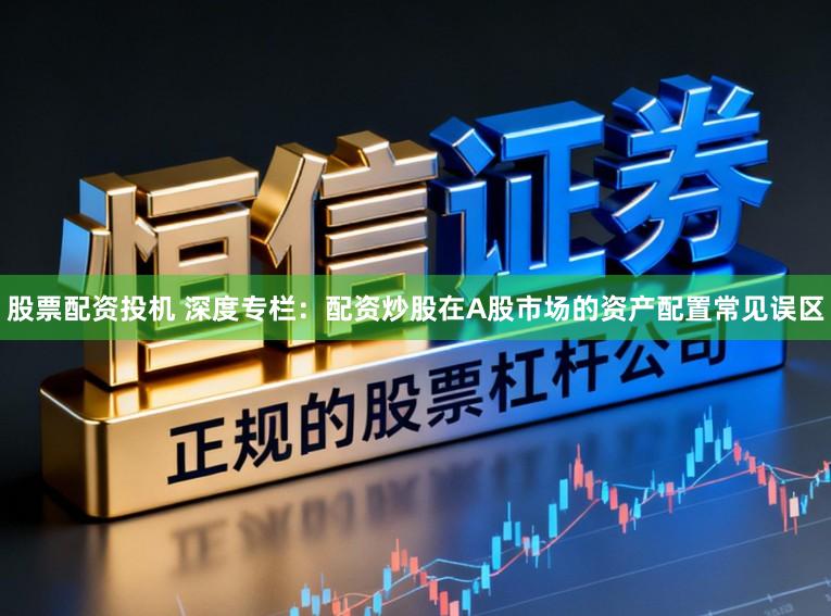股票配资投机 深度专栏：配资炒股在A股市场的资产配置常见误区